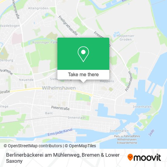 Berlinerbäckerei am Mühlenweg map