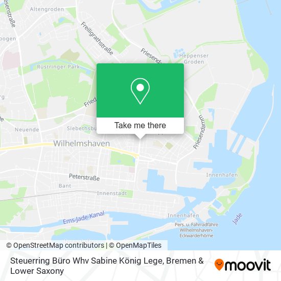 Steuerring Büro Whv Sabine König Lege map