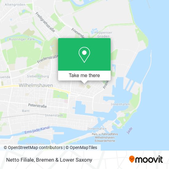 Netto Filiale map