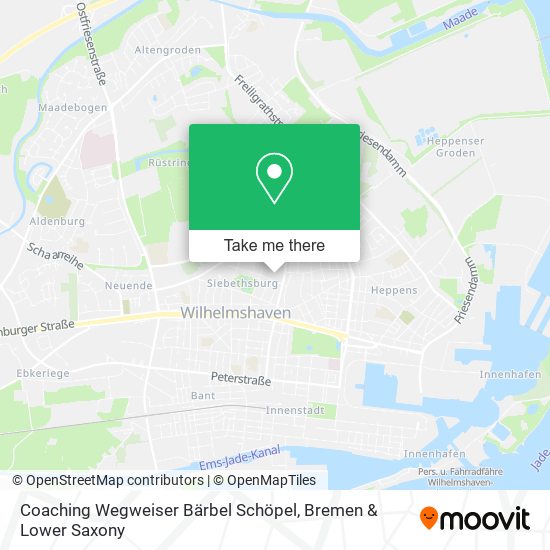 Coaching Wegweiser Bärbel Schöpel map