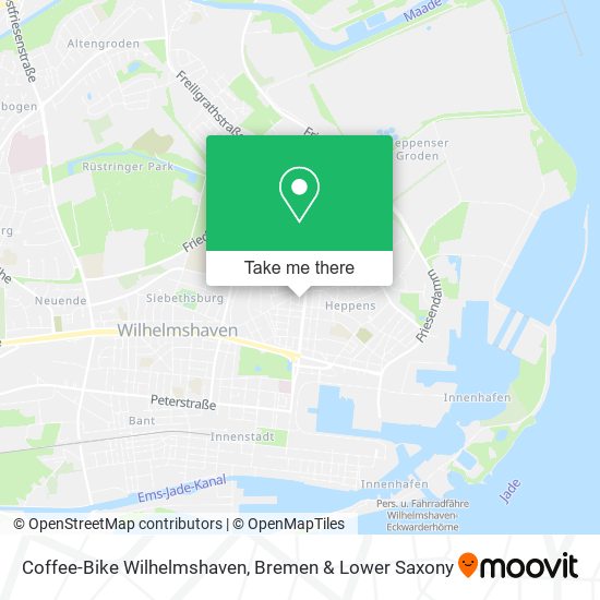 Coffee-Bike Wilhelmshaven map