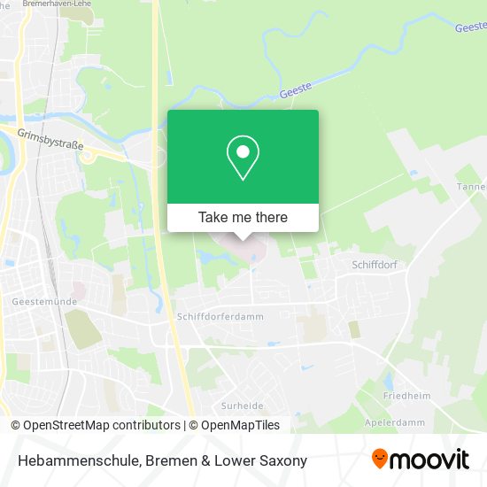 Hebammenschule map