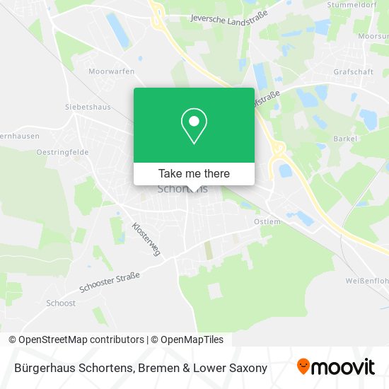 Bürgerhaus Schortens map