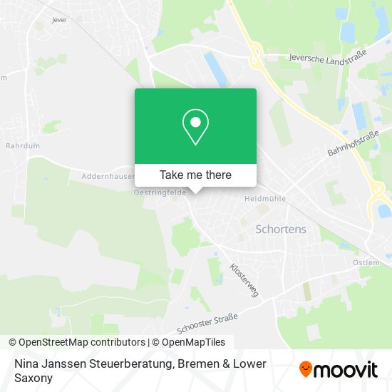Nina Janssen Steuerberatung map