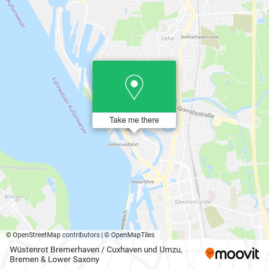 Wüstenrot Bremerhaven / Cuxhaven und Umzu map