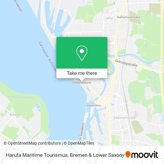 Harufa Maritime Tourismus map
