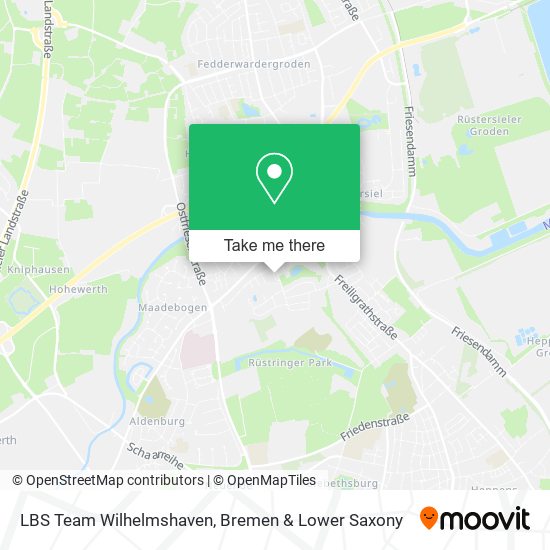 LBS Team Wilhelmshaven map