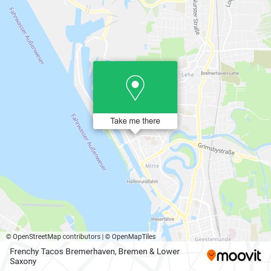 Frenchy Tacos Bremerhaven map