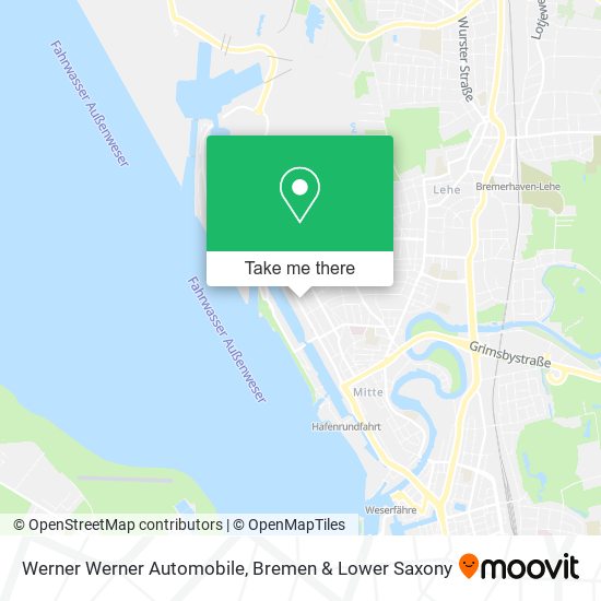Werner Werner Automobile map