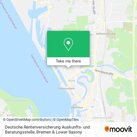 Deutsche Rentenversicherung Auskunfts- und Beratungsstelle map