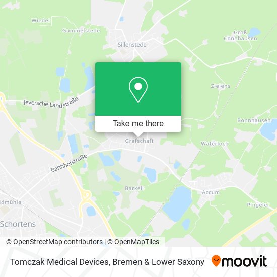 Tomczak Medical Devices map