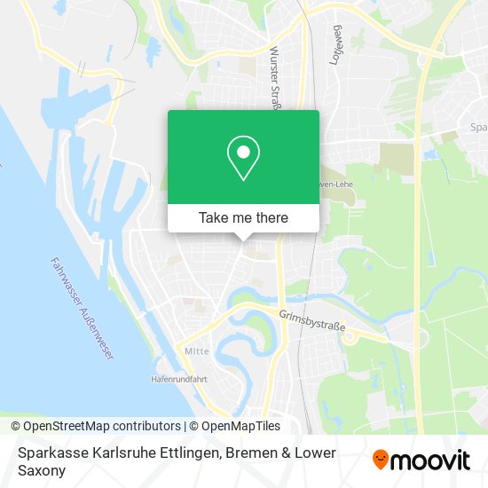 Sparkasse Karlsruhe Ettlingen map