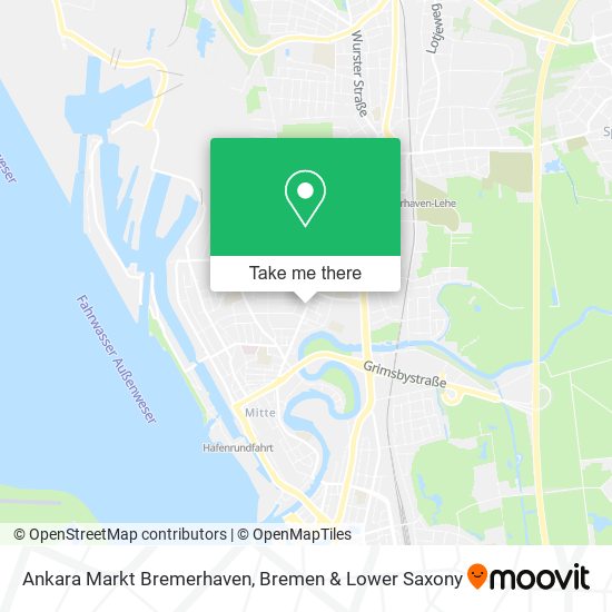 Ankara Markt Bremerhaven map