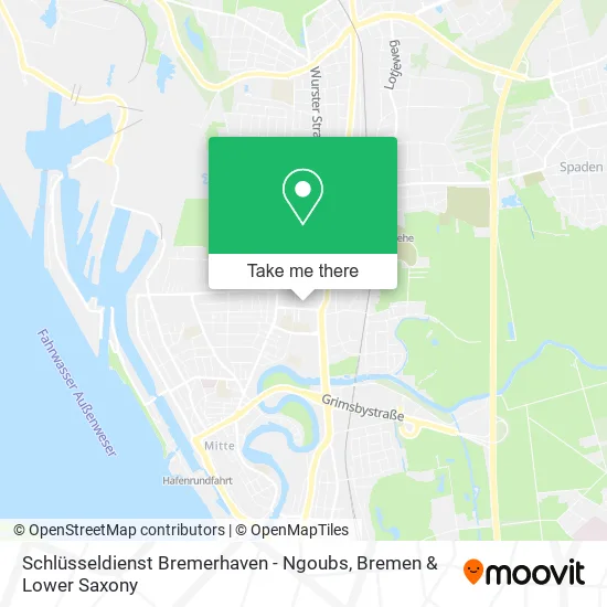 Карта Schlüsseldienst Bremerhaven - Ngoubs