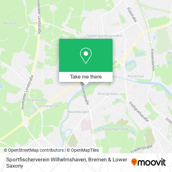 Sportfischerverein Wilhelmshaven map
