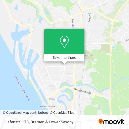 Hafenstr. 173 map