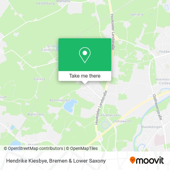 Hendrike Kiesbye map