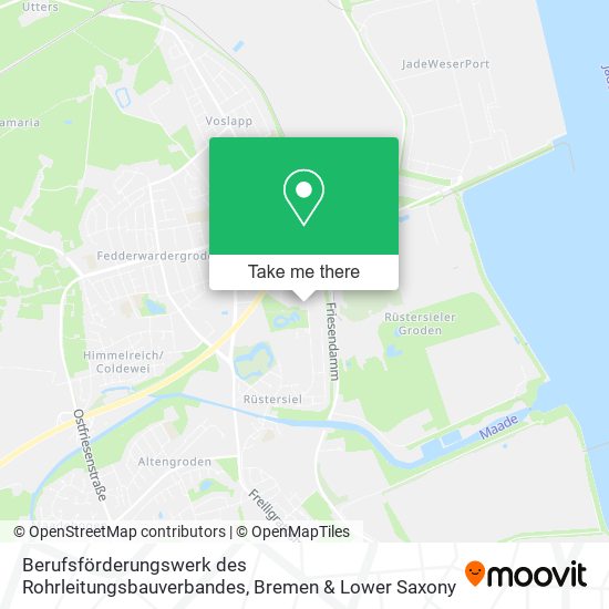 Berufsförderungswerk des Rohrleitungsbauverbandes map