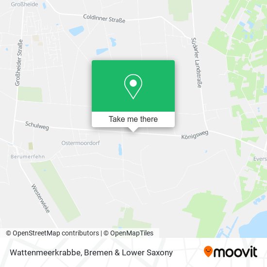 Wattenmeerkrabbe map