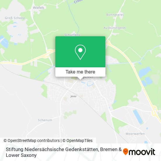 Stiftung Niedersächsische Gedenkstätten map