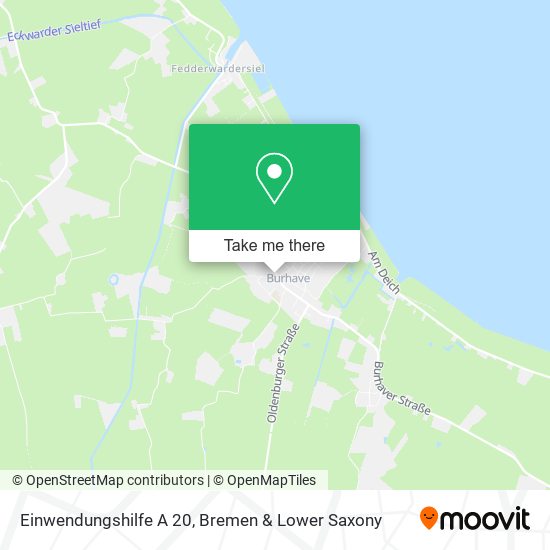 Einwendungshilfe A 20 map