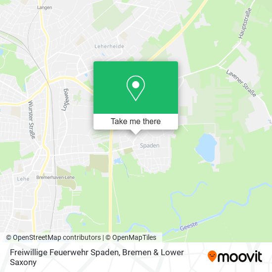 Freiwillige Feuerwehr Spaden map