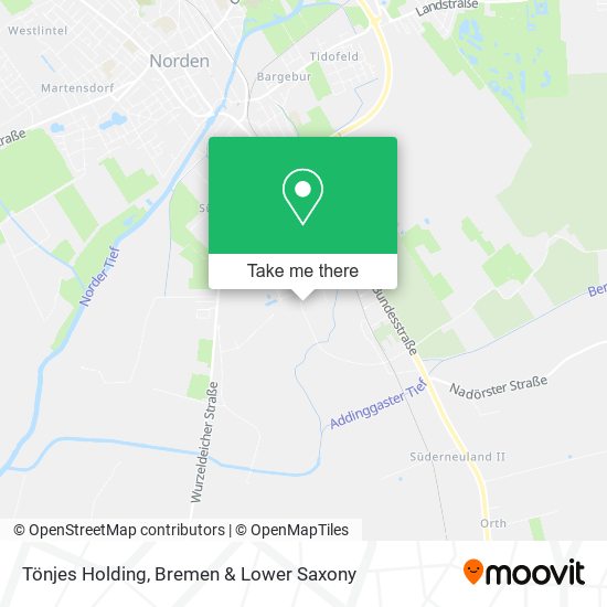 Tönjes Holding map