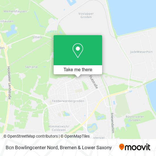 Bcn Bowlingcenter Nord map