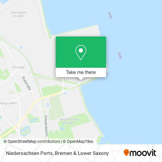 Niedersachsen Ports map