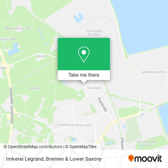 Imkerei Legrand map