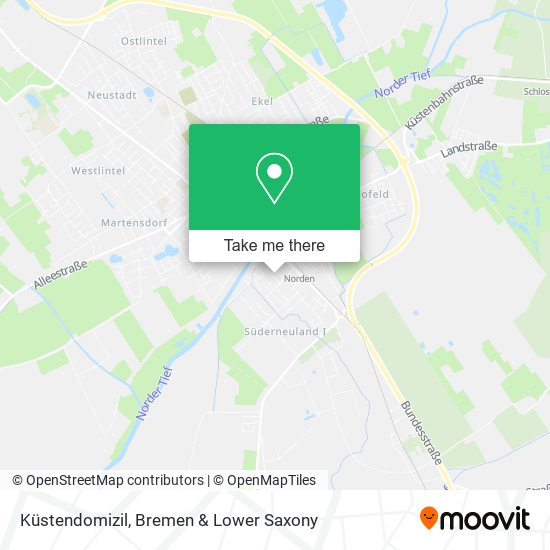Küstendomizil map