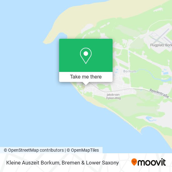 Kleine Auszeit Borkum map