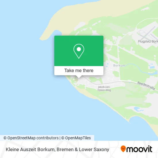Карта Kleine Auszeit Borkum
