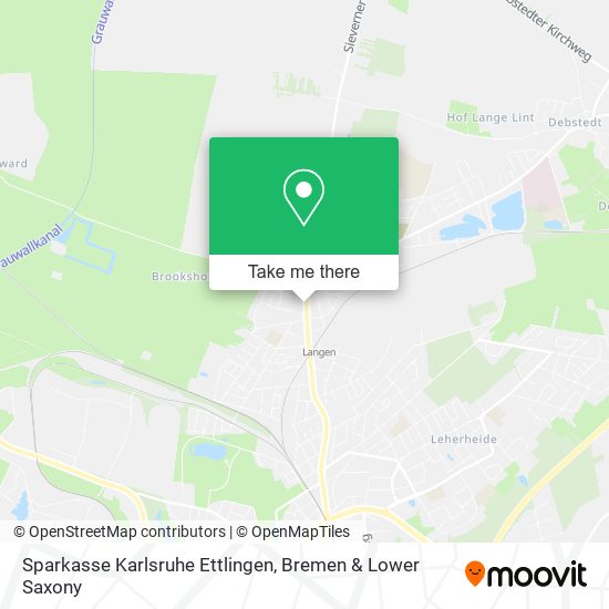 Sparkasse Karlsruhe Ettlingen map