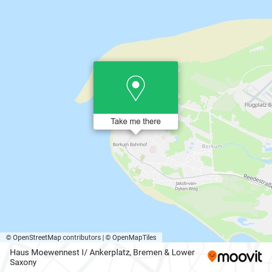 Haus Moewennest I/ Ankerplatz map