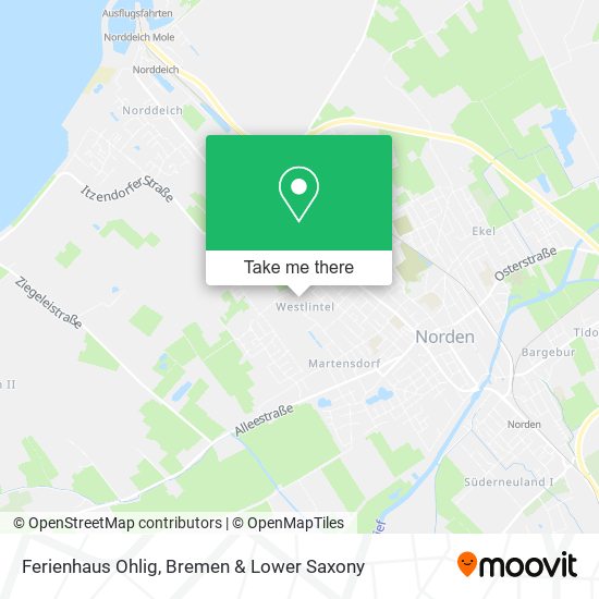 Ferienhaus Ohlig map