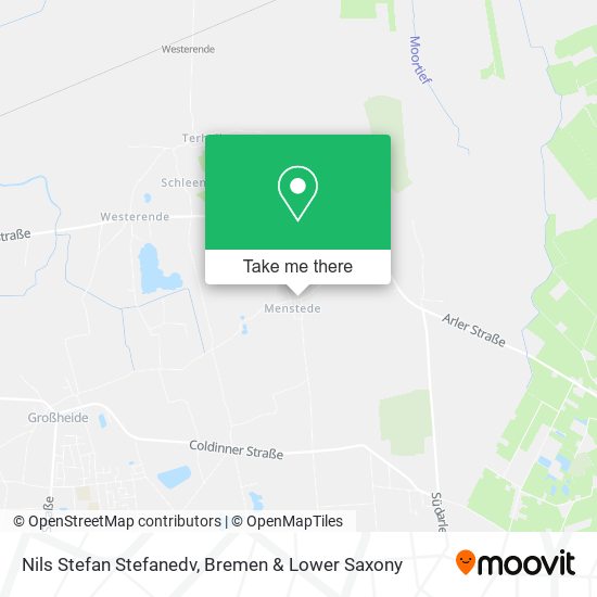 Nils Stefan Stefanedv map