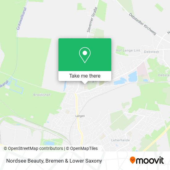 Nordsee Beauty map