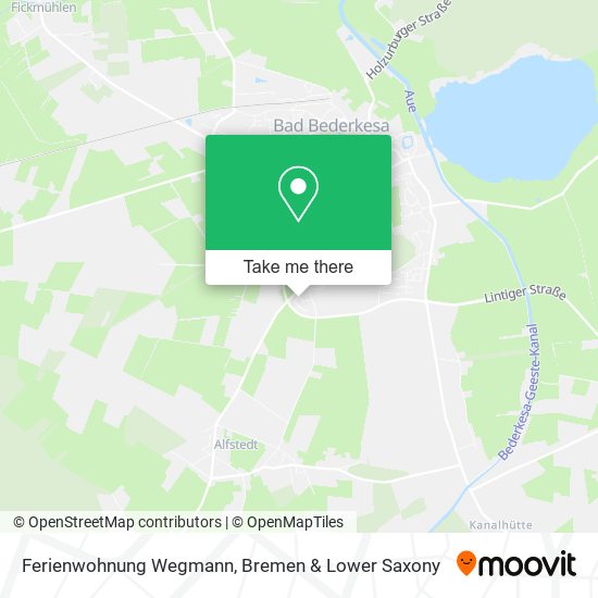 Ferienwohnung Wegmann map