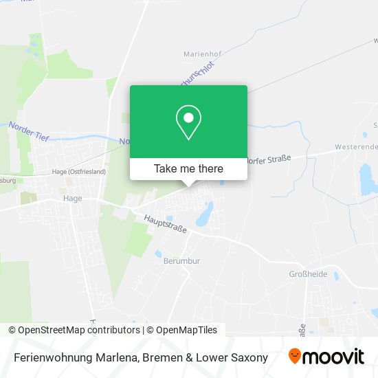Ferienwohnung Marlena map