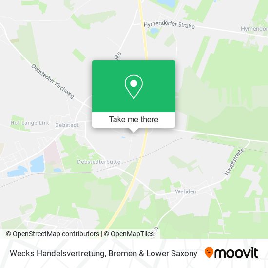 Wecks Handelsvertretung map