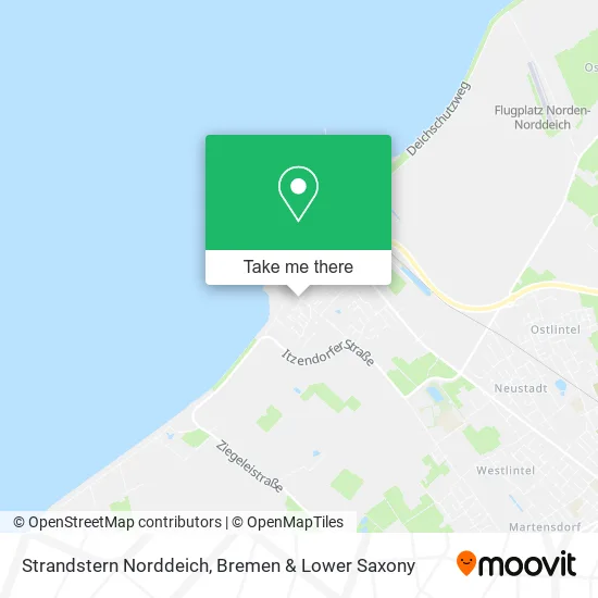 Карта Strandstern Norddeich