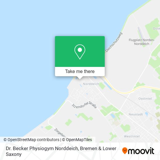 Dr. Becker Physiogym Norddeich map