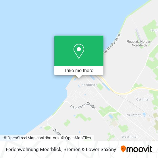 Ferienwohnung Meerblick map