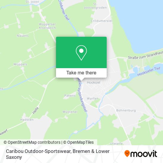 Caribou Outdoor-Sportswear map