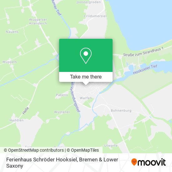 Ferienhaus Schröder Hooksiel map