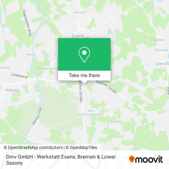Dmv GmbH - Werkstatt Esens map