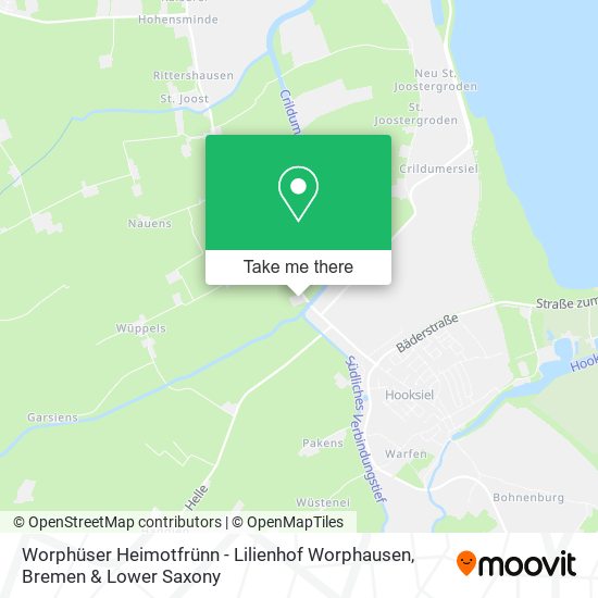 Worphüser Heimotfrünn - Lilienhof Worphausen map
