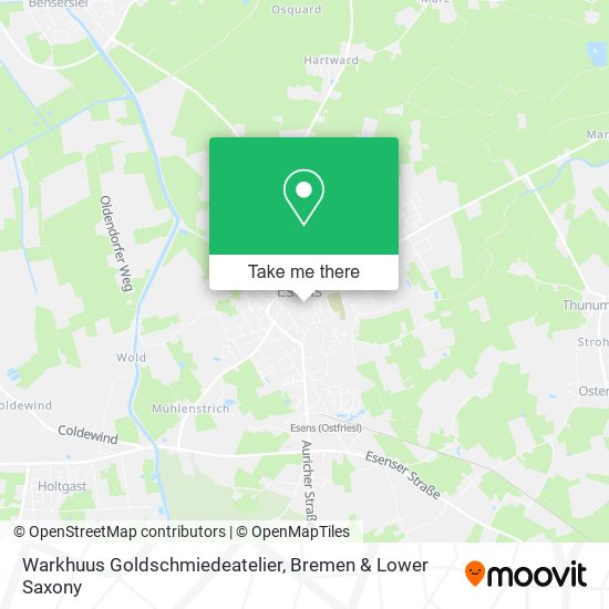 Warkhuus Goldschmiedeatelier map