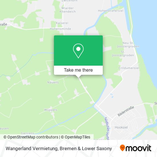 Wangerland Vermietung map